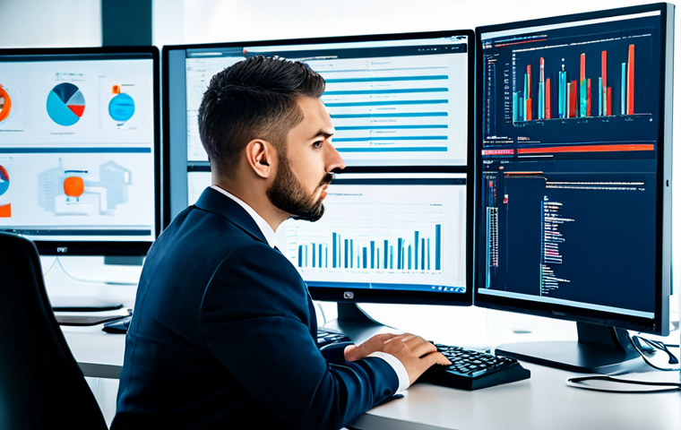 Cybersecurity Risk Assessment**
"A professional IT specialist, fully clothed in a modest business suit, analyzing a network diagram on a large monitor in a brightly lit, modern office. The diagram depicts servers, computers, and security firewalls. Focus on data protection and threat analysis. Safe for work, appropriate content, professional, perfect anatomy, correct proportions, natural pose, high quality rendering. The overall tone should be serious and informative, reflecting the importance of cybersecurity. Emphasis on technical details like packet flow and intrusion detection systems. Background shows a clean, organized workspace with multiple screens displaying security logs. Safe for work, professional, modest clothing, family-friendly."
**