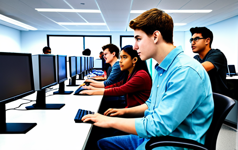 보안 컨설팅의 중요성에 대한 인식 강화 전략 - **Prompt:** A team of cybersecurity experts in a brightly lit, modern office in Saint Petersburg, re...