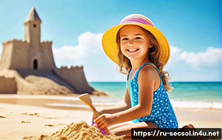 보안솔루션 컨설턴트 초보자를 위한 입문 가이드 - **Prompt:** A young girl (approximately 8 years old) wearing a brightly colored swimsuit with a play...