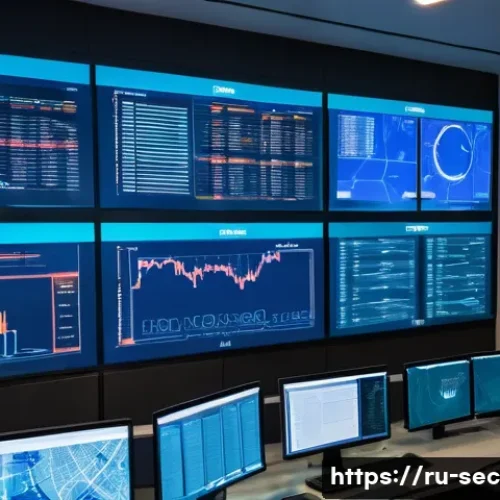 Home 33 보안솔루션 컨설팅 실무 과정 따라잡기 - A modern corporate IT security operations center in Moscow, featuring diverse cybersecurity experts ...